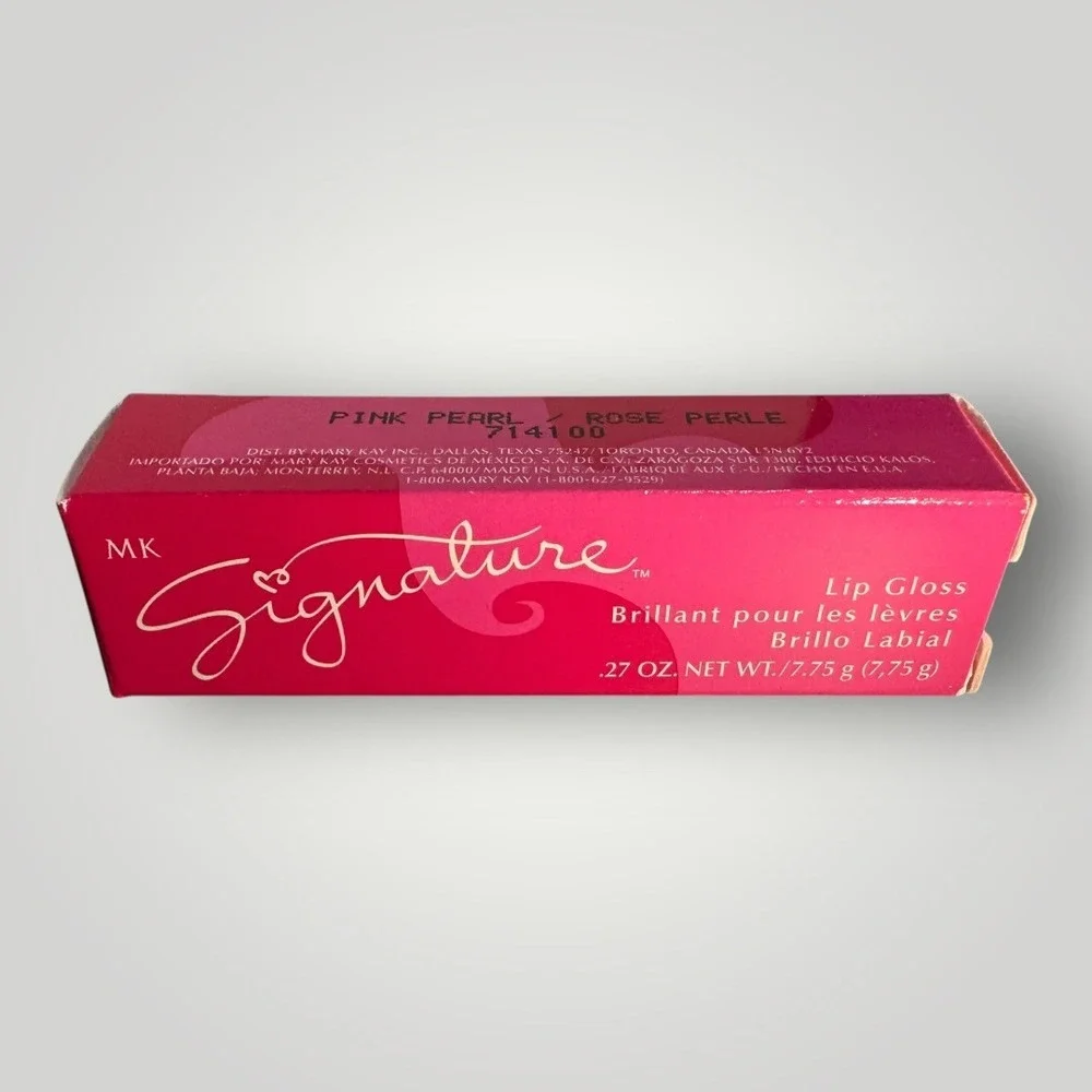 Mary Kay Signature Lip Gloss Pink Pearl Rose Perle 714100 0.27 oz‎ New in Box